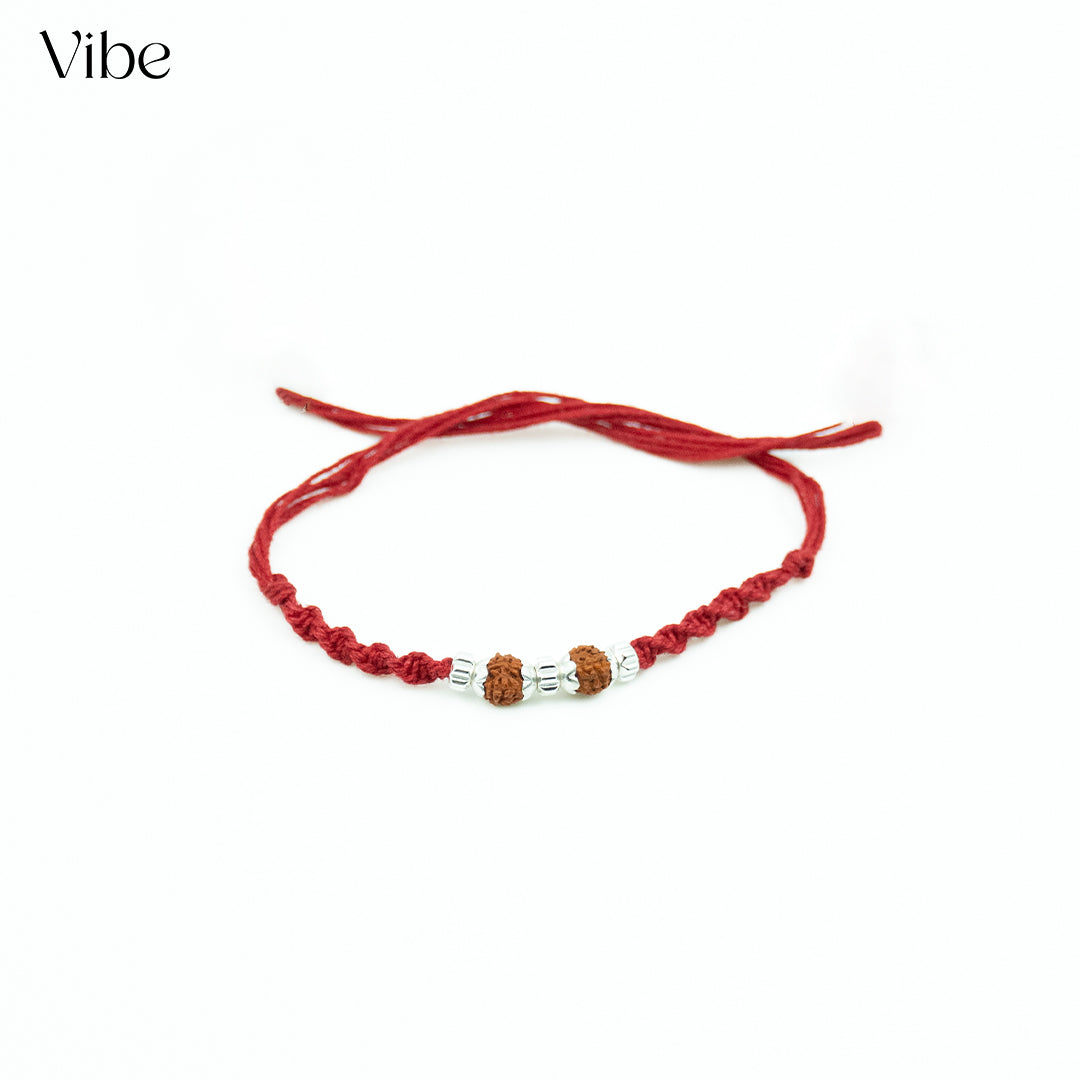 Rudraksh cube Rakhi