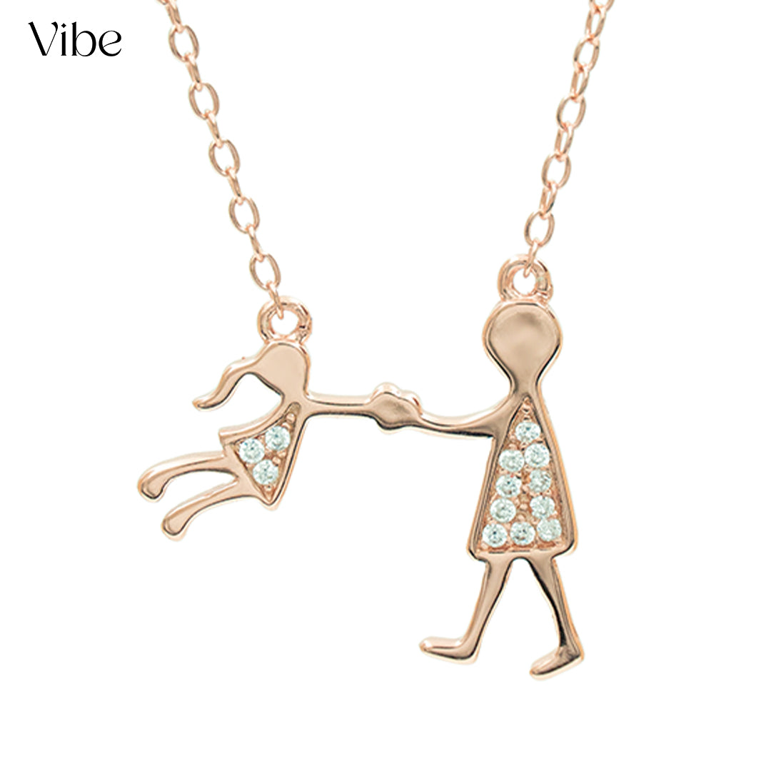 Mother-Daughter Necklace – RADHE JEWELLERS - Main Image