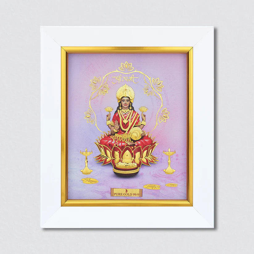 24k Gold Sheet Shree Lakshmi Artwork - S7